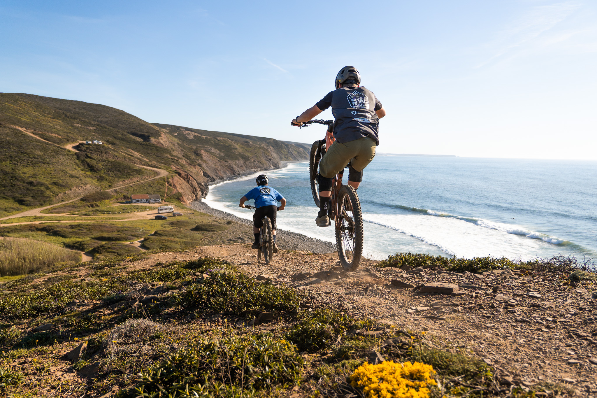 Mountain biking on the Coastal Explorer tour in the Algarve